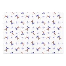 Festif Blue Kasky Christmas Reindeer