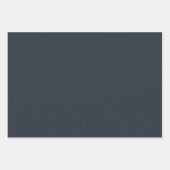 Feuille De Papier Cadeau festif étoilé bleu marine, turquoise, bleu pastel (Devant)