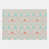 Feuille De Papier Cadeau Festif Pretty Christmas (Devant 3)