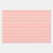 Feuille De Papier Cadeau Festif rétro lumières de Noël rayures points (Devant 2)