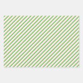 Feuille De Papier Cadeau Festif rouge, blanc, vert Motif style Noël (Devant 2)