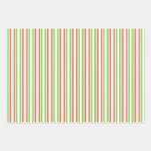 Feuille De Papier Cadeau Festif rouge, blanc, vert Motif style Noël (Devant)