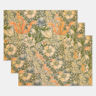 Feuille De Papier Cadeau Festival de fleurs de William Morris Spring Compto