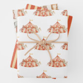 Feuille De Papier Cadeau Festival du cirque (En situation)