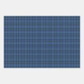 Feuille De Papier Cadeau Festivals de plaid rouge, vert et bleu (Devant 3)