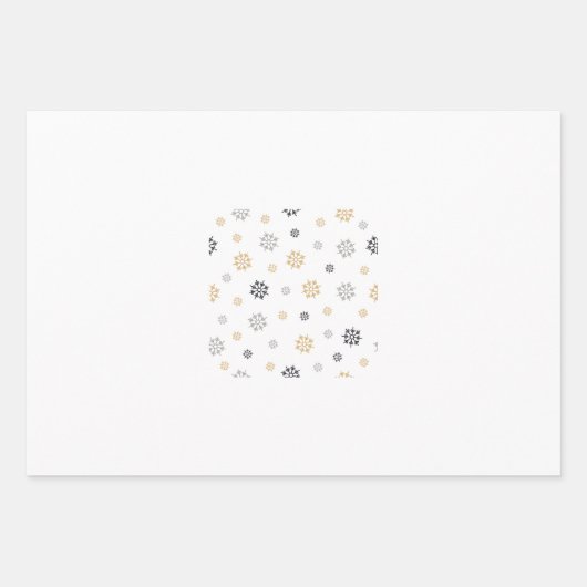 Feuille De Papier Cadeau Festive Doodles Noël (Devant 3)