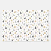 Feuille De Papier Cadeau Festive Doodles Noël (Devant 2)