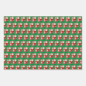 Feuille De Papier Cadeau Festive M. et Mme Claus Noël (Devant 3)