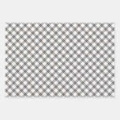 Feuille De Papier Cadeau Festive Modern Black and Beige  (Devant 3)