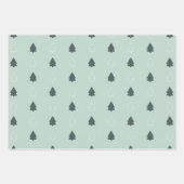 Feuille De Papier Cadeau Festive Noël Abstrait jeu de 3 (Devant)