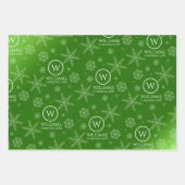 Feuille De Papier Cadeau Festive Violet Rouge Vert Pneus (Devant 2)