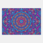 Feuille De Papier Cadeau Fête Abstraite : Festive sans couture (Devant)