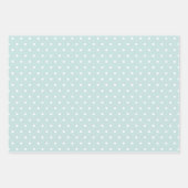 Feuille De Papier Cadeau Fête bébé garçon à pois (Devant 2)