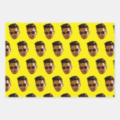 Feuille De Papier Cadeau Fête d'anniversaire de Bachelorette avec découpe d (Devant 3)