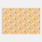 Feuille De Papier Cadeau Fête d'anniversaire hippie super (Devant 3)