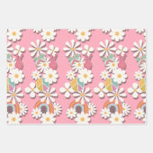 Feuille De Papier Cadeau Fête d'anniversaire hippie super (Devant)