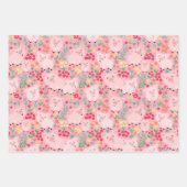 Feuille De Papier Cadeau Fête d'Anniversaire Russe (Devant)