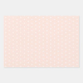 Feuille De Papier Cadeau Fête d'anniversaire Watercolor peach (Devant 3)