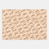 Feuille De Papier Cadeau Fête de cowboy Wild West (Devant 2)