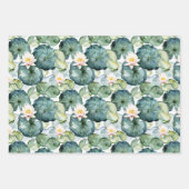 Feuille De Papier Cadeau Fête de Mariage Libellule Bleue (Devant 2)