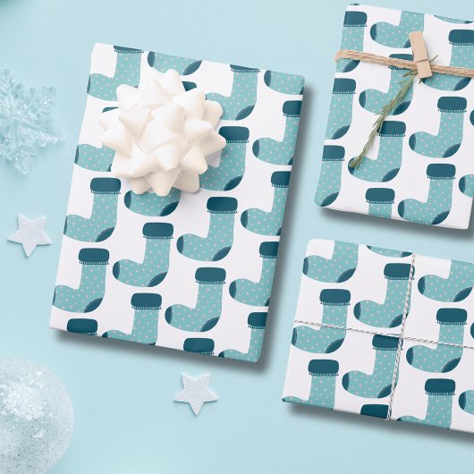 Feuille De Papier Cadeau Fête de Noël