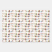 Feuille De Papier Cadeau Fête de Noël de la Nativité (Devant 2)