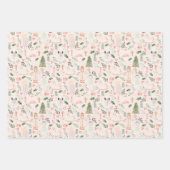 Feuille De Papier Cadeau Fête de Noël des noisettes (Devant 3)