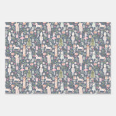 Feuille De Papier Cadeau Fête de Noël des noisettes (Devant 2)