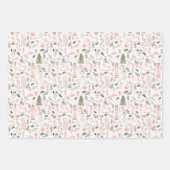 Feuille De Papier Cadeau Fête de Noël des noisettes (Devant)