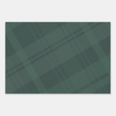 Feuille De Papier Cadeau Fête de Noël vert foncé (Devant)