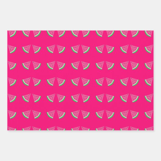 Feuille De Papier Cadeau Fête de pastèque (Devant 3)