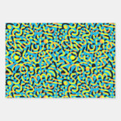 Feuille De Papier Cadeau Fête des Doodles (Devant)