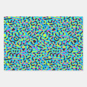 Feuille De Papier Cadeau Fête des Doodles (Devant 3)