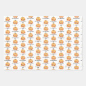 Feuille De Papier Cadeau Fête des mariées Citrouille d'automne (Devant 2)