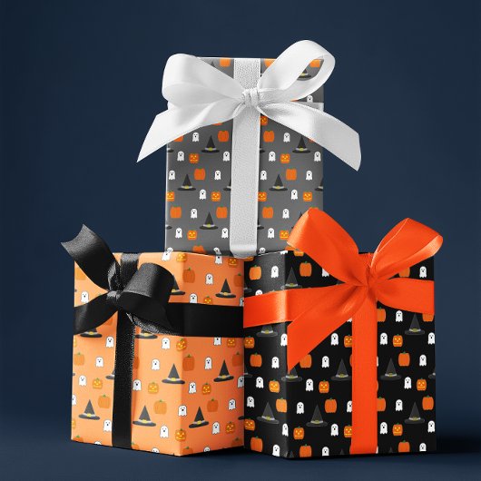 Feuille De Papier Cadeau Fête d'Halloween