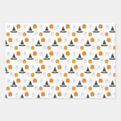 Feuille De Papier Cadeau Fête d'Halloween (Devant)