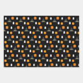 Feuille De Papier Cadeau Fête d'Halloween (Devant)