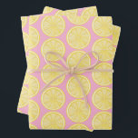 Feuille De Papier Cadeau Fête du Lemon Slice Amalfi<br><div class="desc">Un complément à votre soirée au citron ! Ce papier polyvalent est parfait pour les douches nuptiales,  les fêtes d'anniversaire,  les ménagères,  et ainsi de suite !</div>