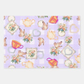 Feuille De Papier Cadeau Fête du printemps au jardin (Devant)