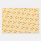 Feuille De Papier Cadeau Fête folle de cowboy occidental (Devant 3)