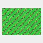 Feuille De Papier Cadeau Fête irlandaise de Saint-Patricks (Devant 3)
