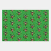 Feuille De Papier Cadeau Fête irlandaise de Saint-Patricks (Devant)