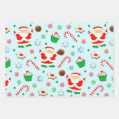 Feuille De Papier Cadeau Fêtes de Noël de basket-ball (Devant)