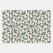 Feuille De Papier Cadeau Fêtes nostalgiques (Devant)