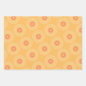 Feuille De Papier Cadeau Feu d'artifice moutarde japonaise (Devant 3)