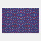 Feuille De Papier Cadeau Feu d'artifice patriotique (Devant 3)