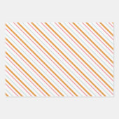 Feuille De Papier Cadeau Feu de Noël rose (Devant 3)