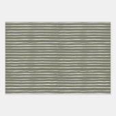 Feuille De Papier Cadeau Feuillage et baies de Noël (Devant 3)