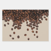 Feuille De Papier Cadeau Fèves de café (Devant 2)