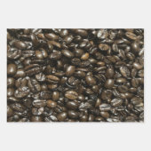 Feuille De Papier Cadeau Fèves de café (Devant 3)